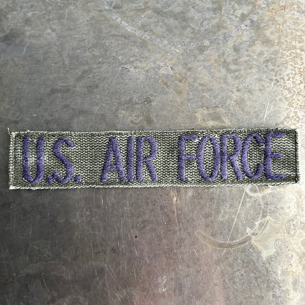 U.S. AIR FORCE embroidered tape patch - Vintage